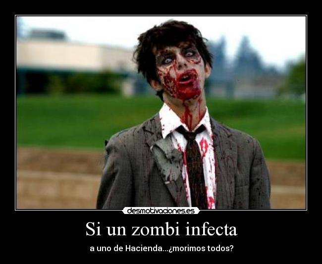 carteles zombi desmotivaciones