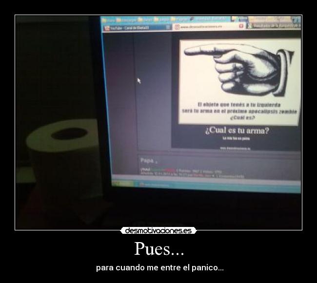 Pues... -