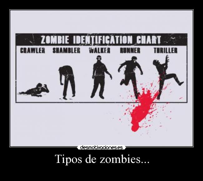Tipos de zombies... -