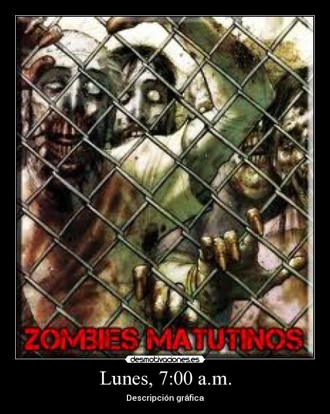 carteles zombies canti desmotivaciones