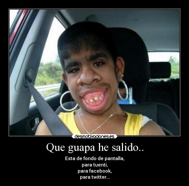 Que guapa he salido.. - Esta de fondo de pantalla,
para tuenti,
para facebook,
para twitter...