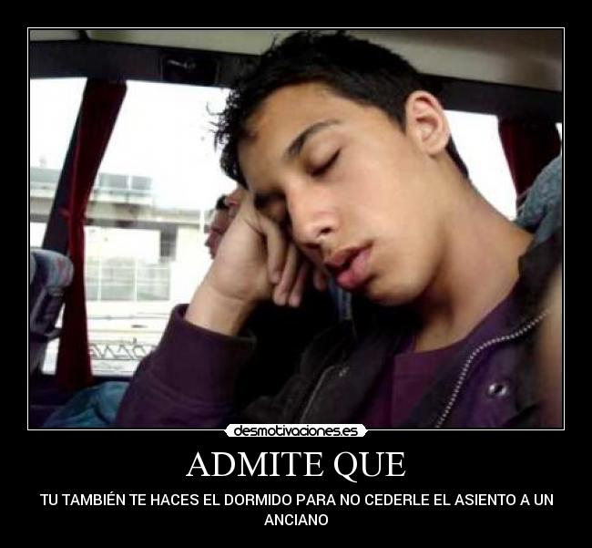 ADMITE QUE -