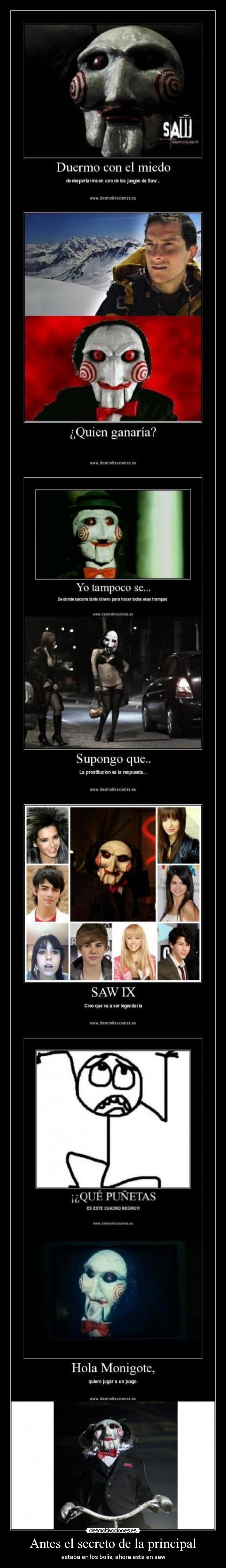 carteles bolis saw desmotivaciones