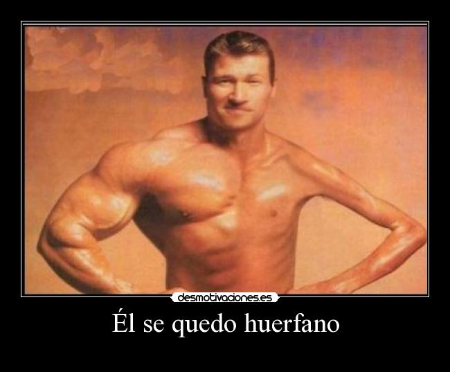 Él se quedo huerfano -