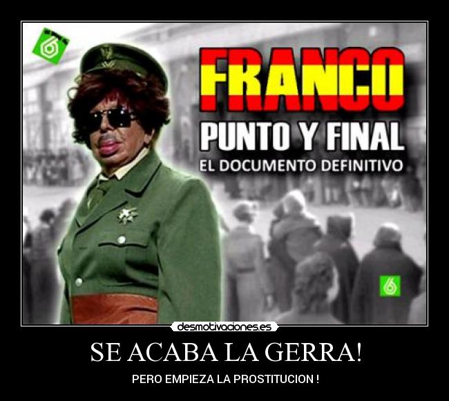 SE ACABA LA GERRA! - 