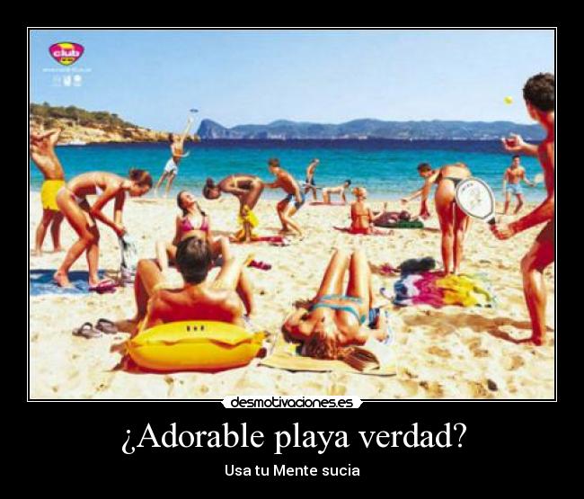 ¿Adorable playa verdad? - 