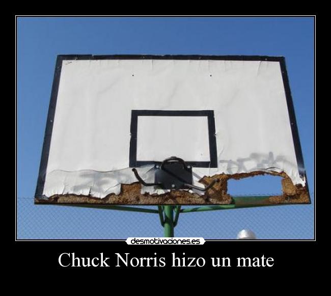 Chuck Norris hizo un mate - 