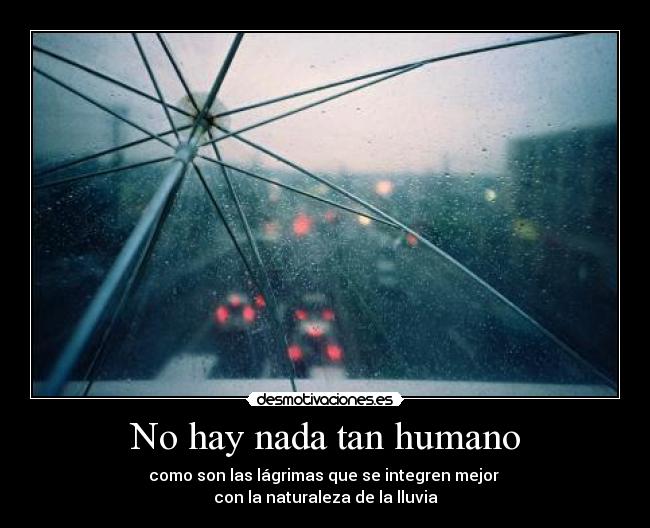 No hay nada tan humano - 