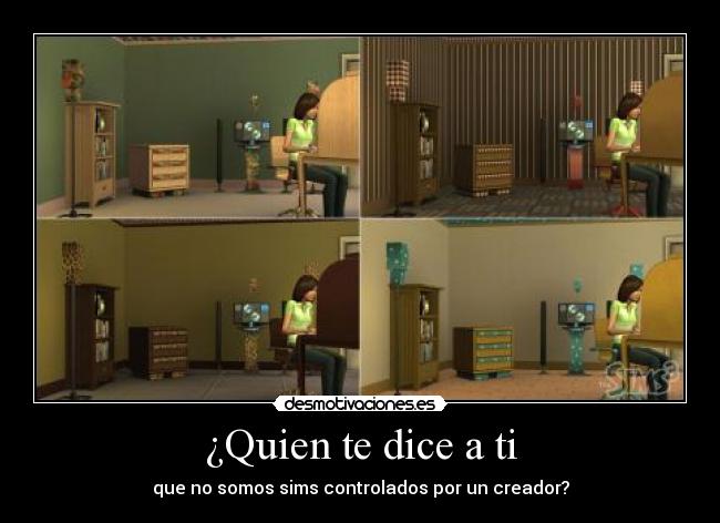 carteles sims desmotivaciones