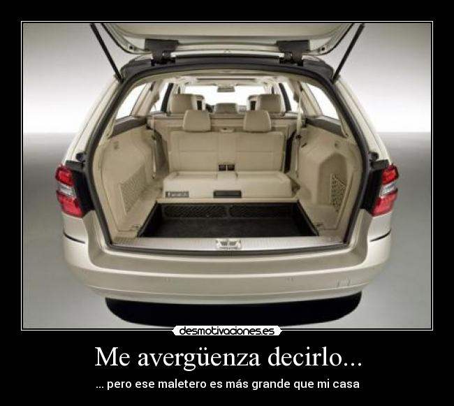 Me avergüenza decirlo... -