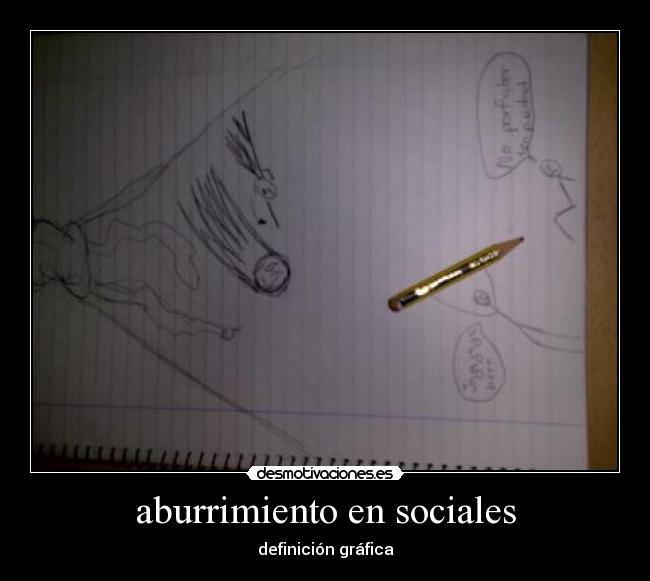 aburrimiento en sociales - 