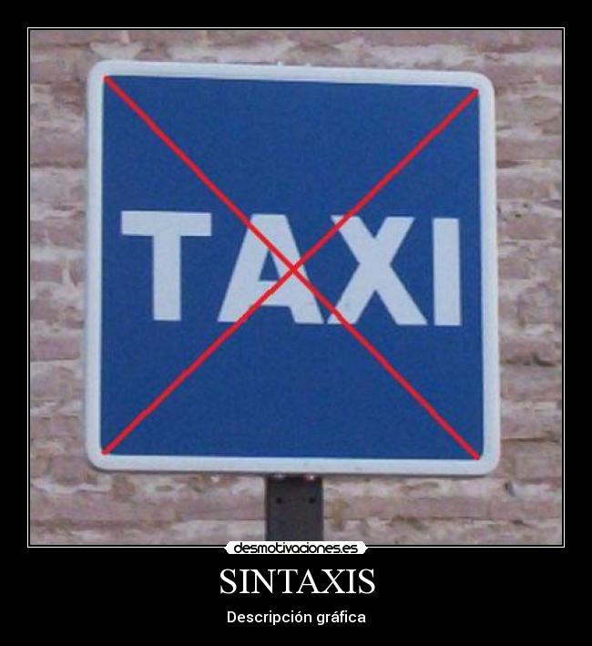 SINTAXIS -