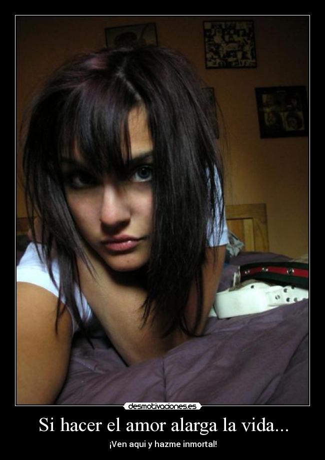 Si hacer el amor alarga la vida... -