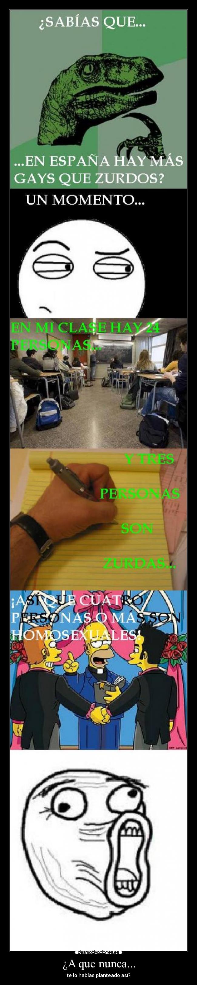 ¿A que nunca... - te lo habías planteado así?