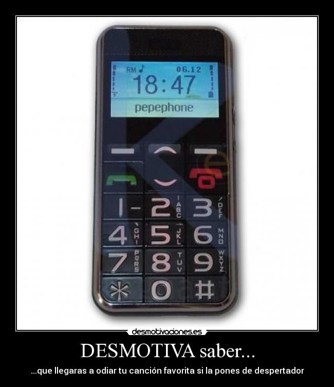 DESMOTIVA saber... -