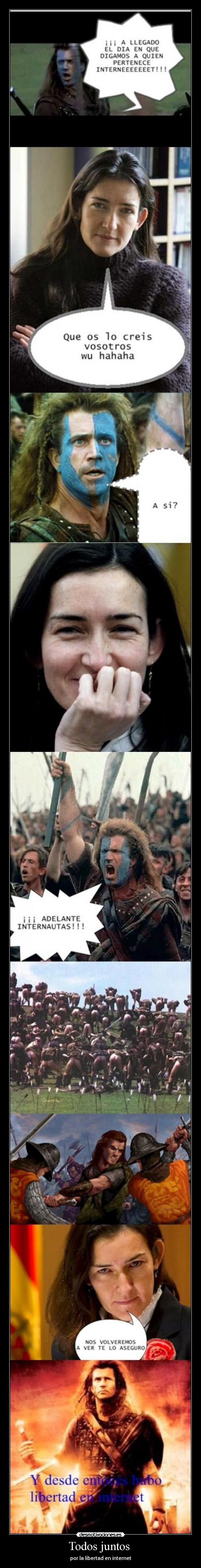 Todos juntos - por la libertad en internet