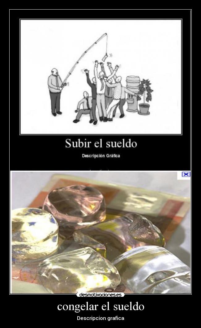 congelar el sueldo -