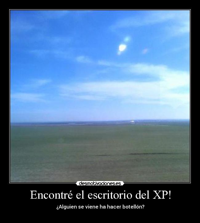 Encontré el escritorio del XP! -