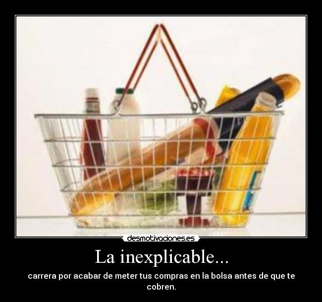 La inexplicable... -