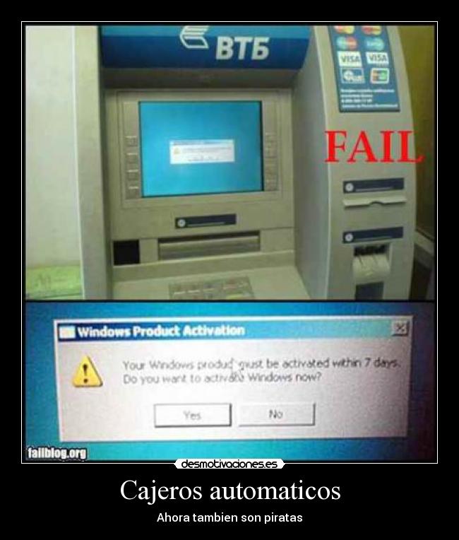 Cajeros automaticos - Ahora tambien son piratas