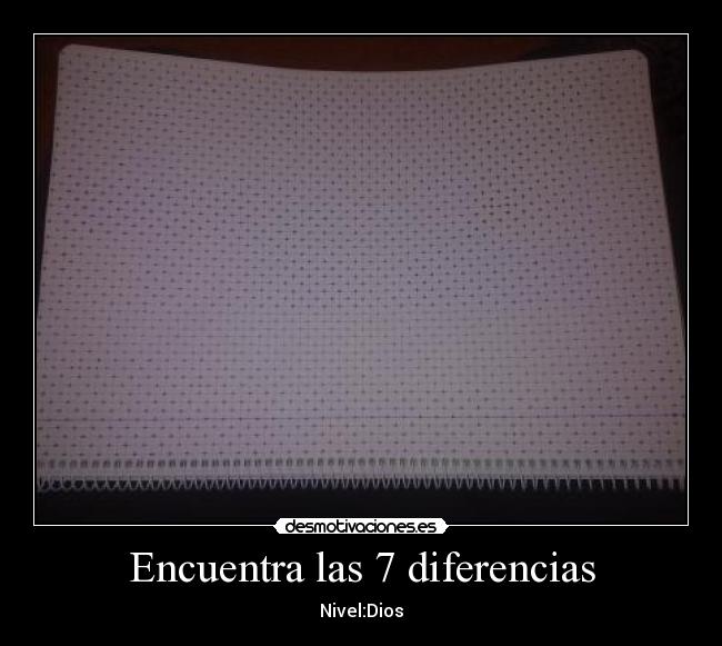 Encuentra las 7 diferencias -