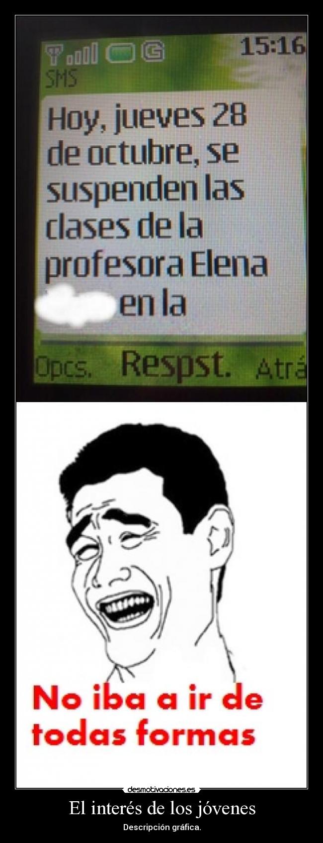 El interés de los jóvenes -