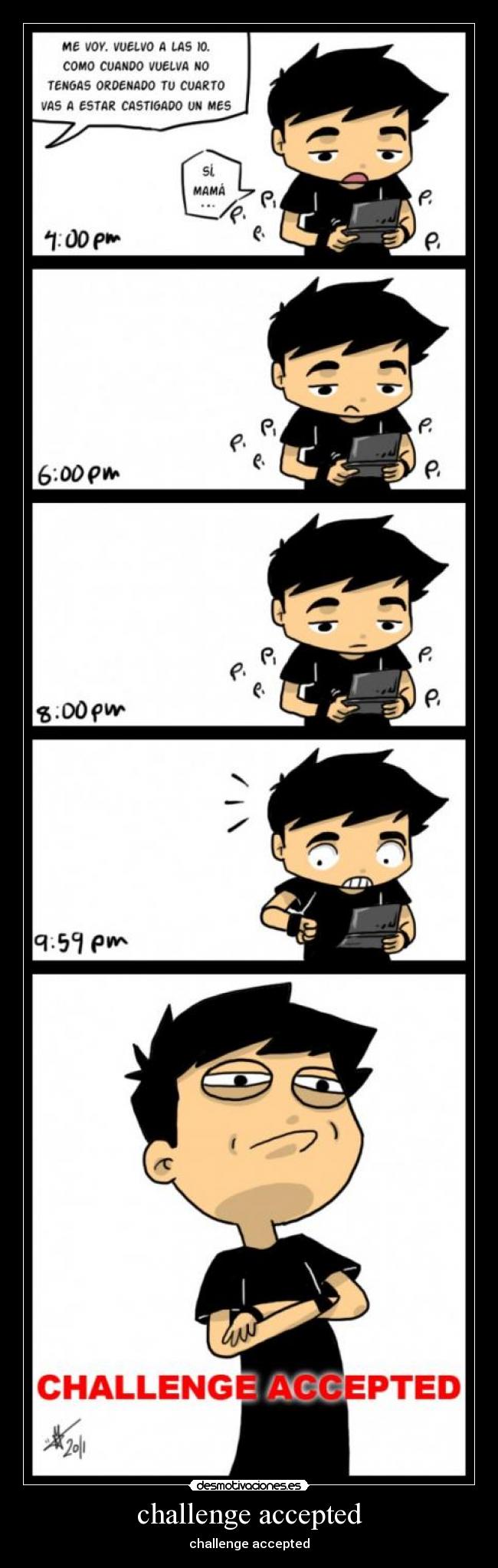 challenge accepted - challenge accepted