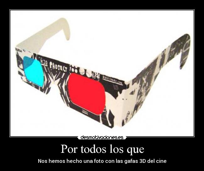 carteles gafas desmotivaciones