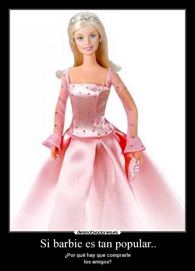 carteles barbie desmotivaciones