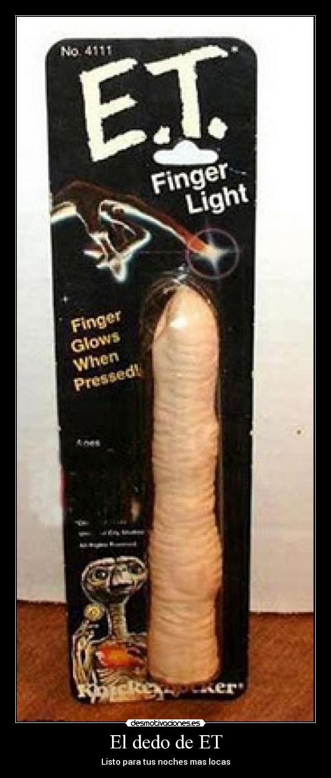 El dedo de ET -