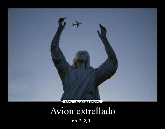 Avion extrellado -