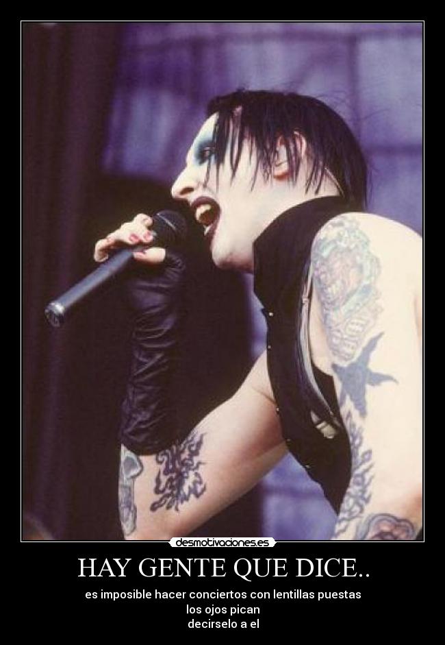 carteles marilyn manson desmotivaciones