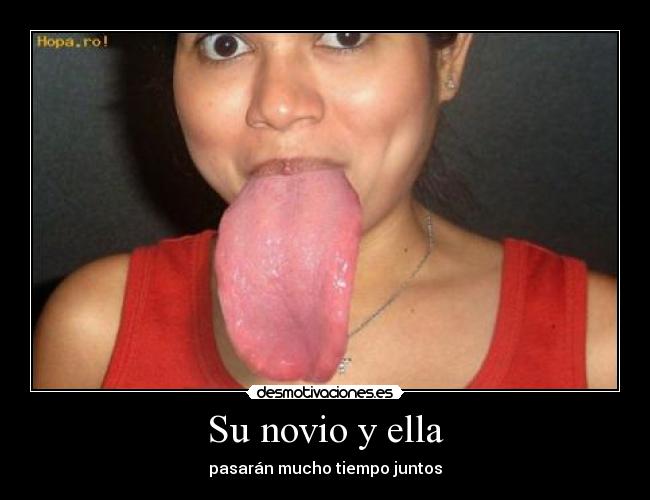 Su novio y ella -