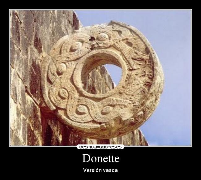 Donette - Versión vasca