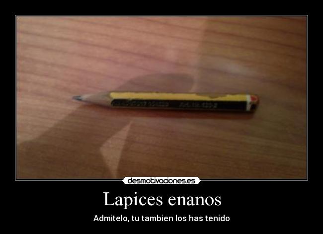 Lapices enanos -
