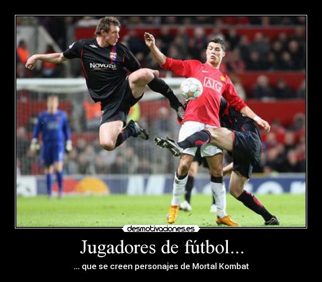Jugadores de fútbol... - 