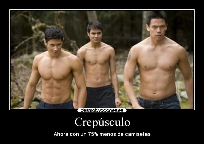 Crepúsculo - Ahora con un 75% menos de camisetas