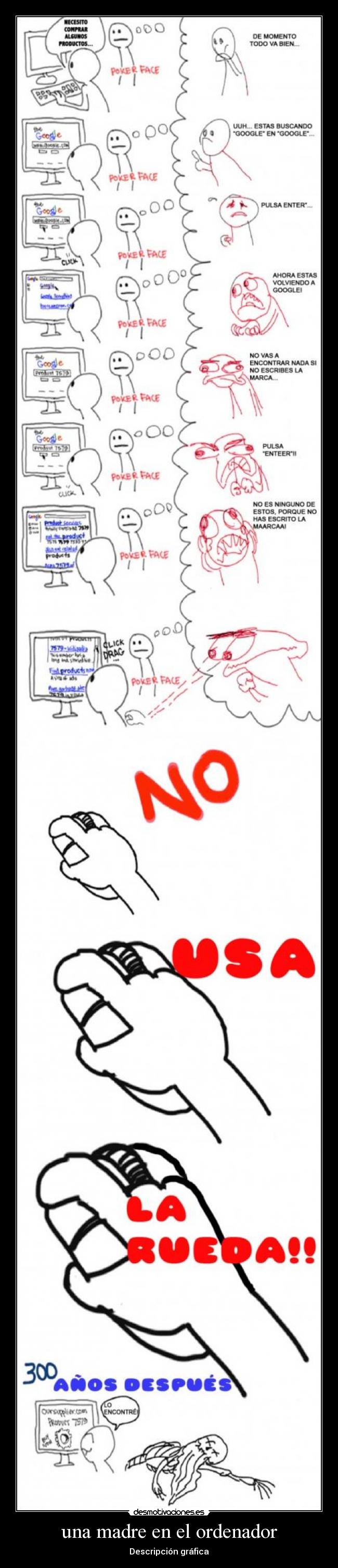 una madre en el ordenador - 