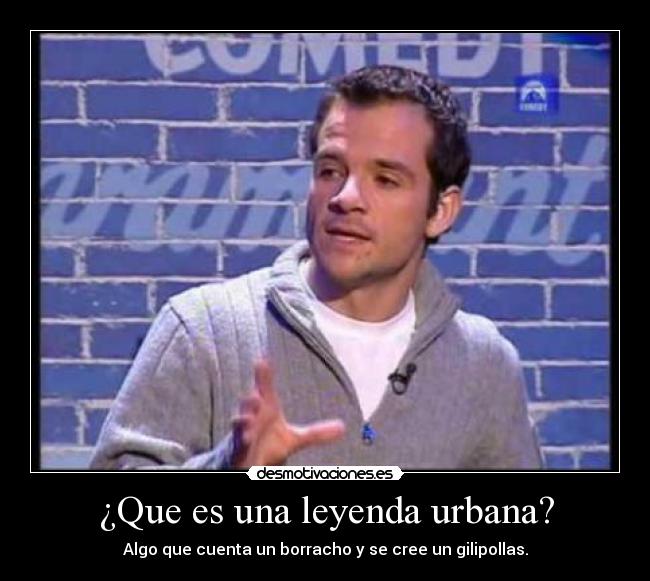 ¿Que es una leyenda urbana? - 