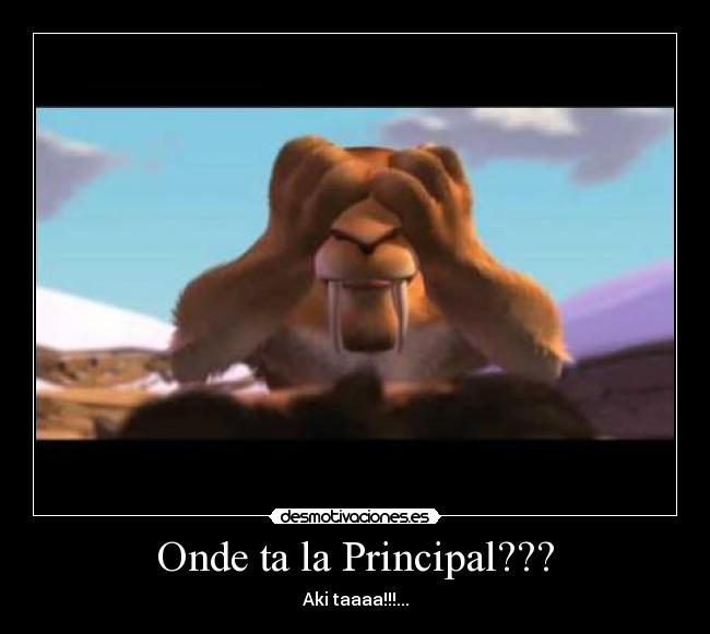 Onde ta la Principal??? -