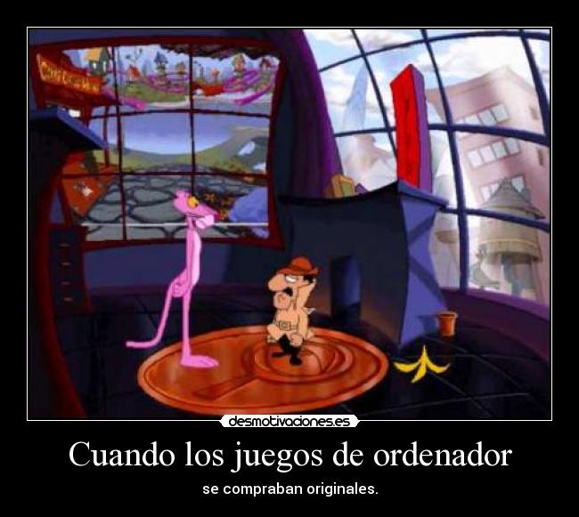 Cuando los juegos de ordenador - se compraban originales.