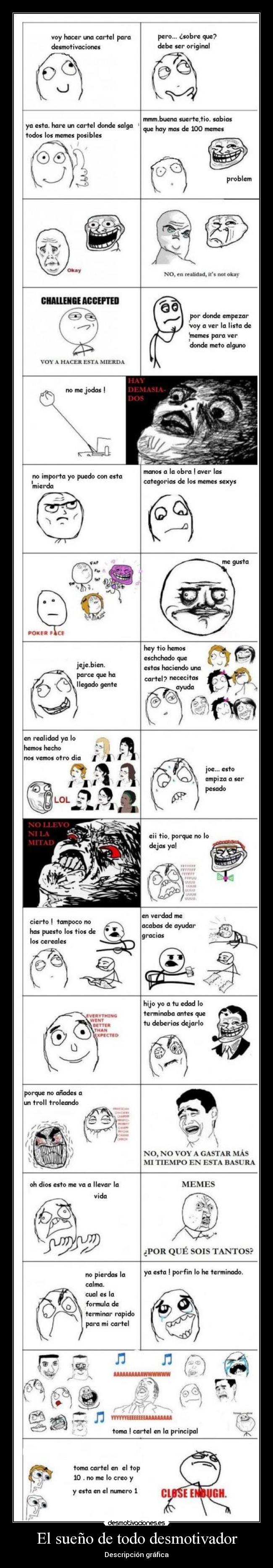 El sueño de todo desmotivador - 