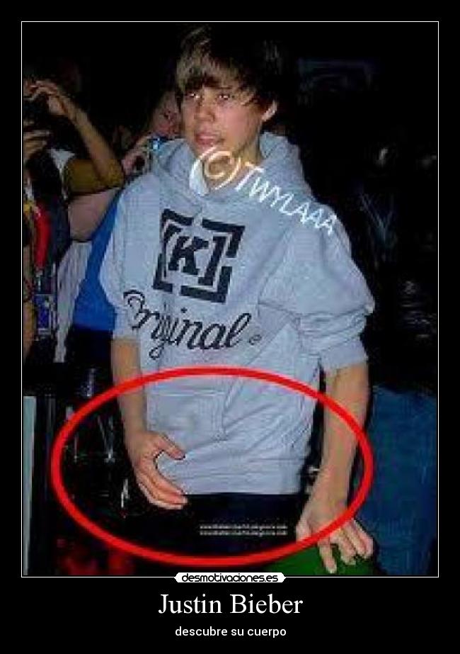 Justin Bieber - descubre su cuerpo