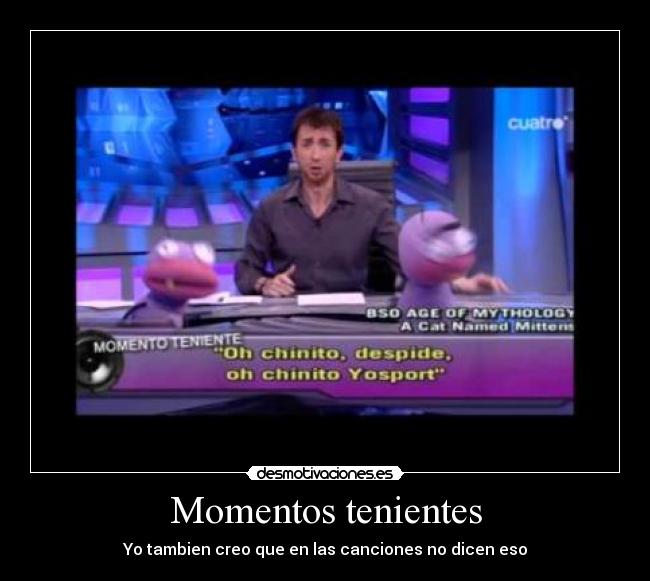 Momentos tenientes -