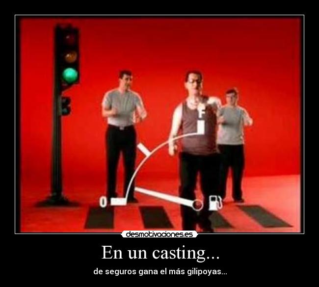 En un casting... -