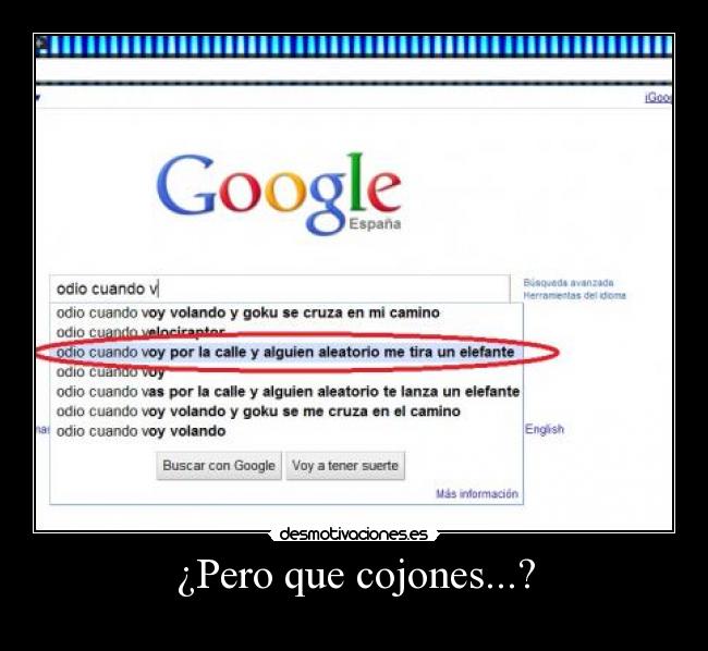 ¿Pero que cojones...? - 