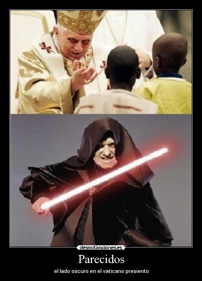 Parecidos - el lado oscuro en el vaticano presiento