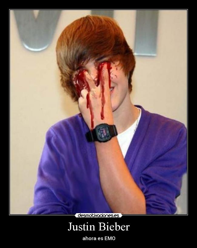 Justin Bieber - ahora es EMO