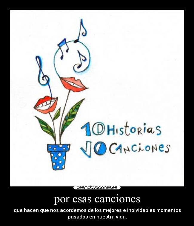 por esas canciones - 