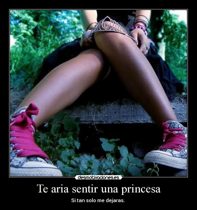 Te aria sentir una princesa - 